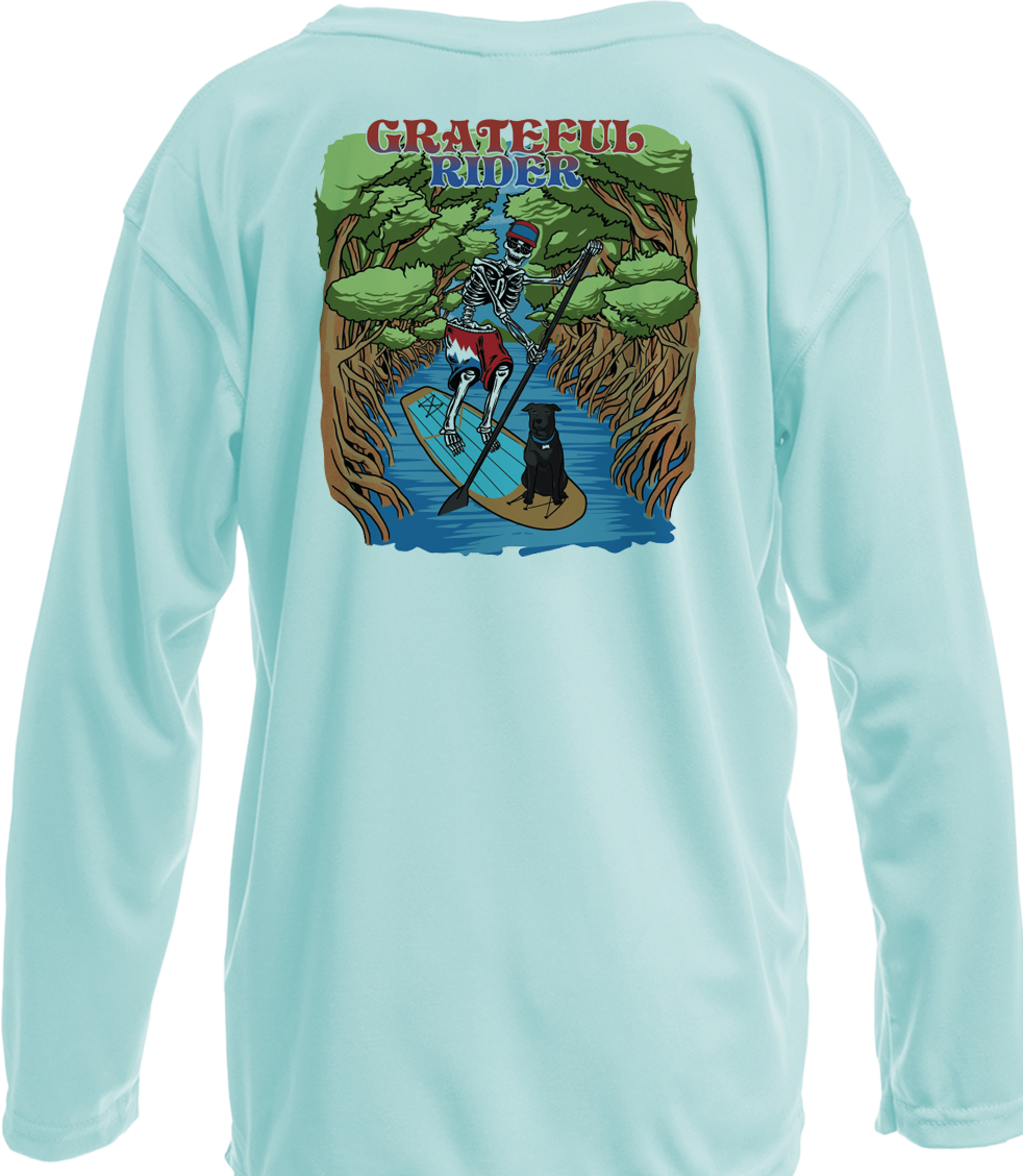 Grateful Rider Paddleboarder UV Shirt - Youth