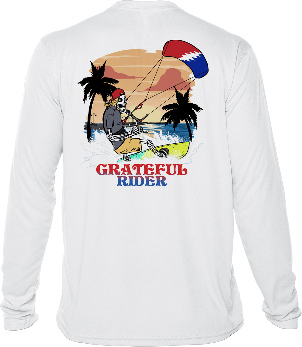 Sunset Kite UPF 50+ Long Sleeve Shirt | Grateful Rider
