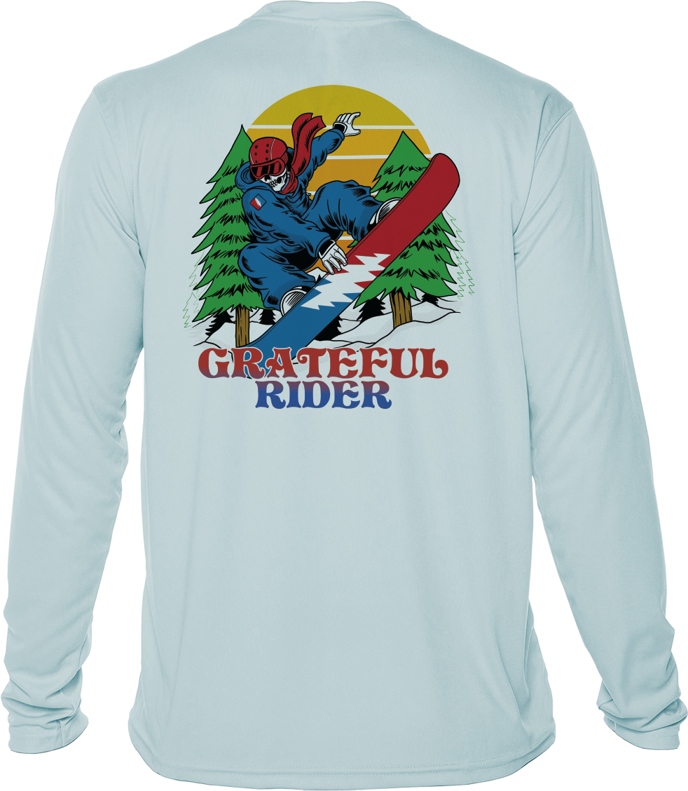 Powder Grab UPF 50+ Long Sleeve Shirt | Grateful Rider