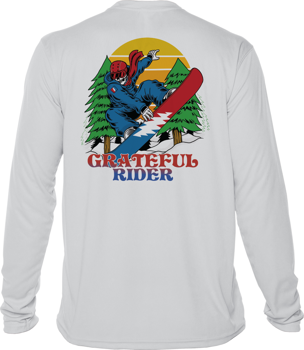 Powder Grab UPF 50+ Long Sleeve Shirt | Grateful Rider