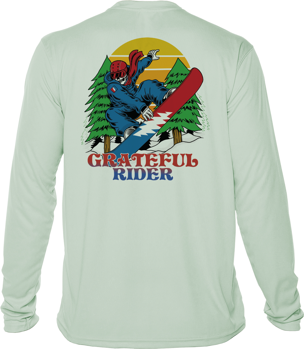 Powder Grab UPF 50+ Long Sleeve Shirt | Grateful Rider