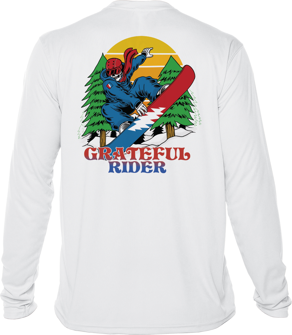 Powder Grab UPF 50+ Long Sleeve Shirt | Grateful Rider