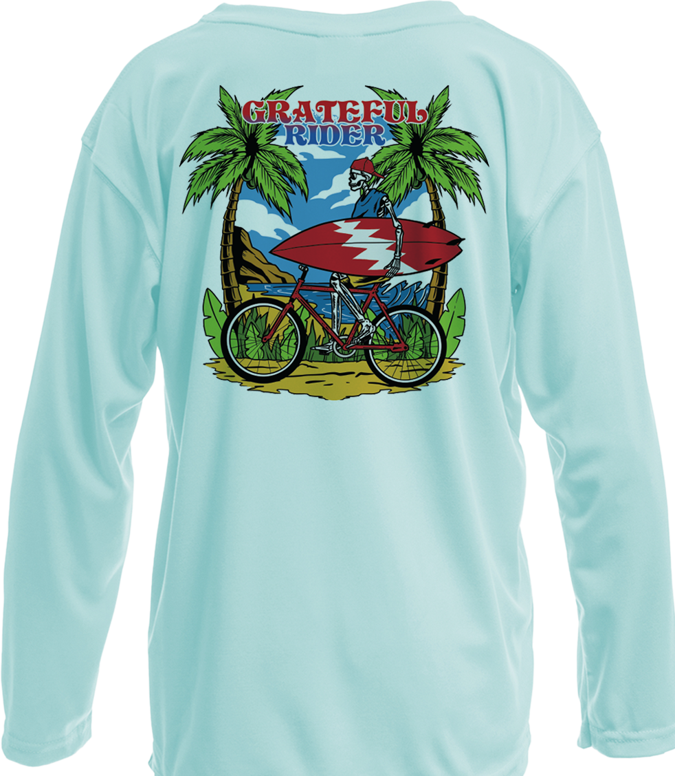 Grateful Rider Beach Cruiser UV Shirt - Youth