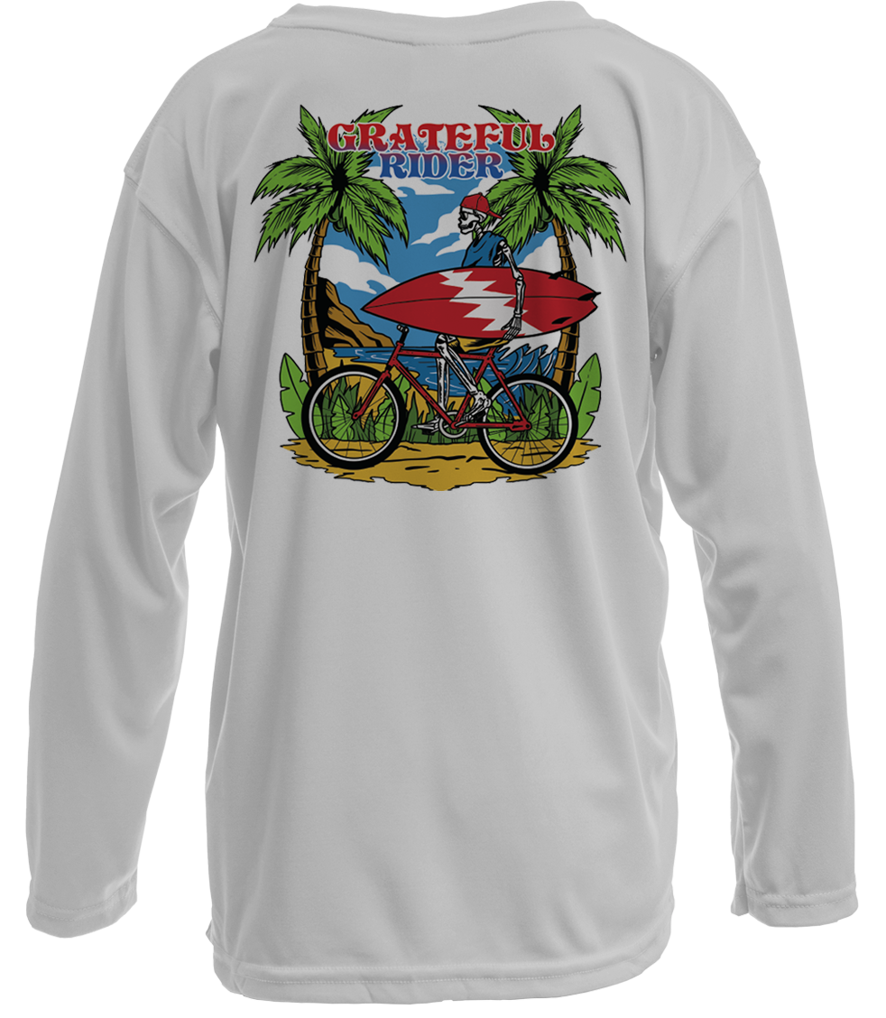 Grateful Rider Beach Cruiser UV Shirt - Youth