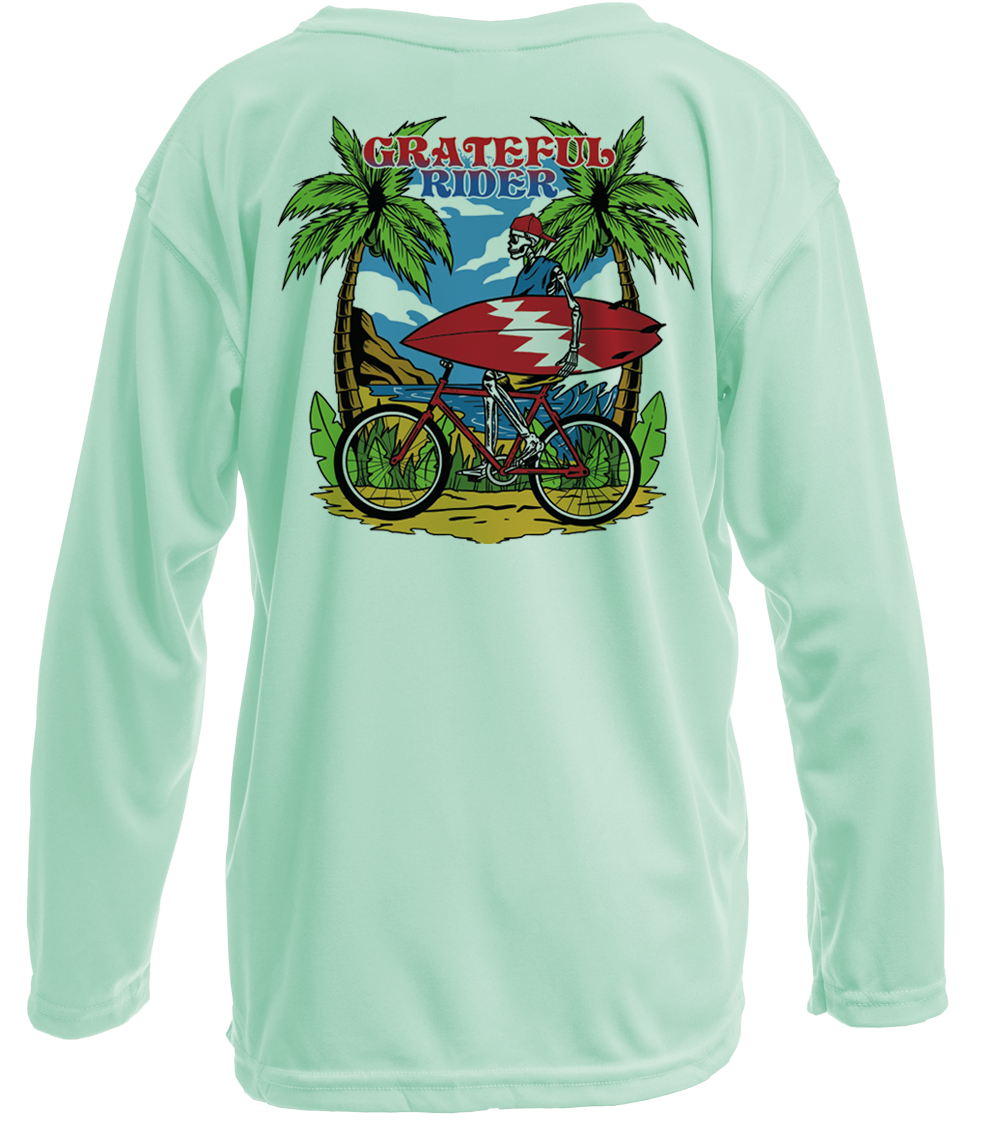 Grateful Rider Beach Cruiser UV Shirt - Youth