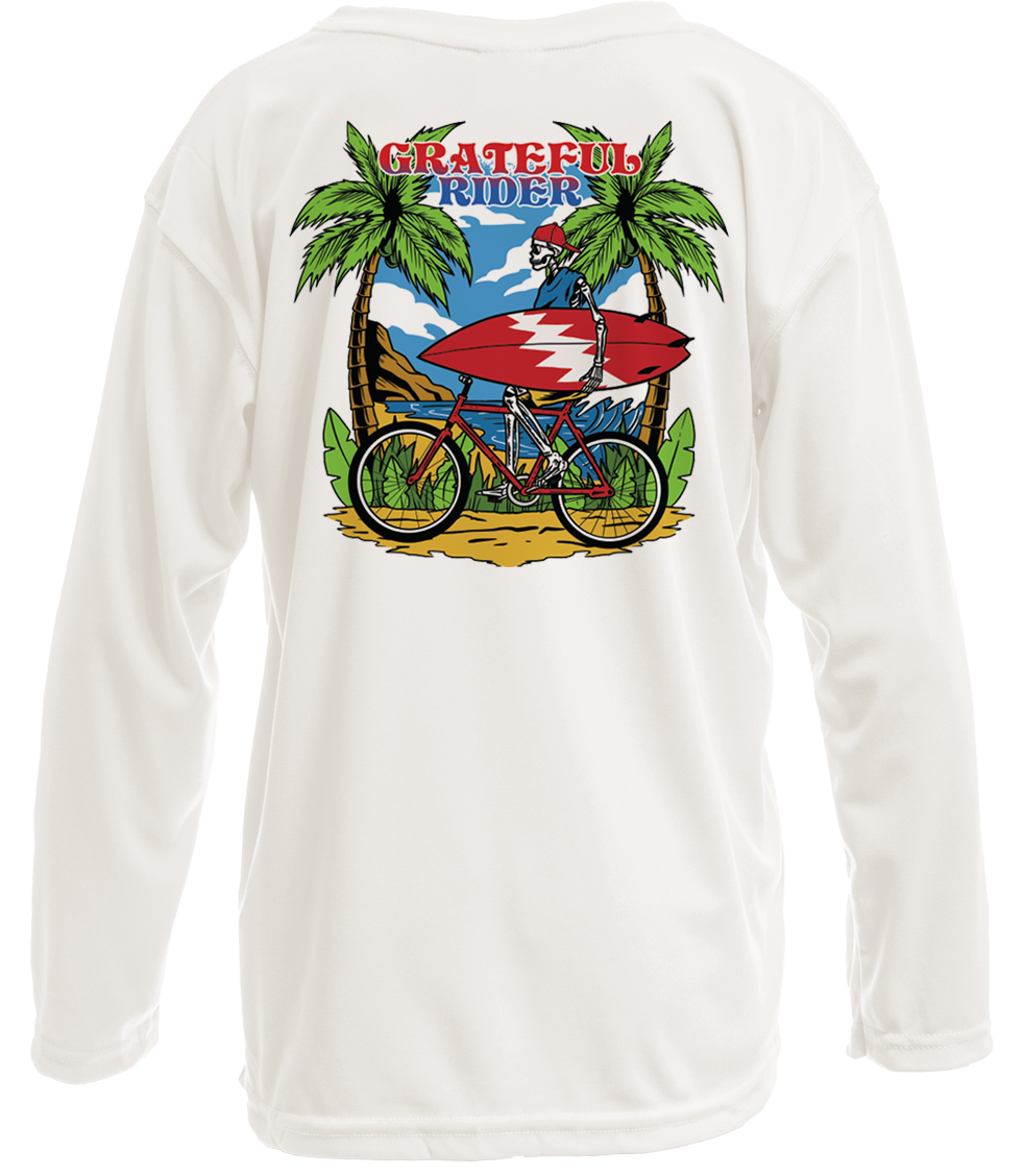 Grateful Rider Beach Cruiser UV Shirt - Youth