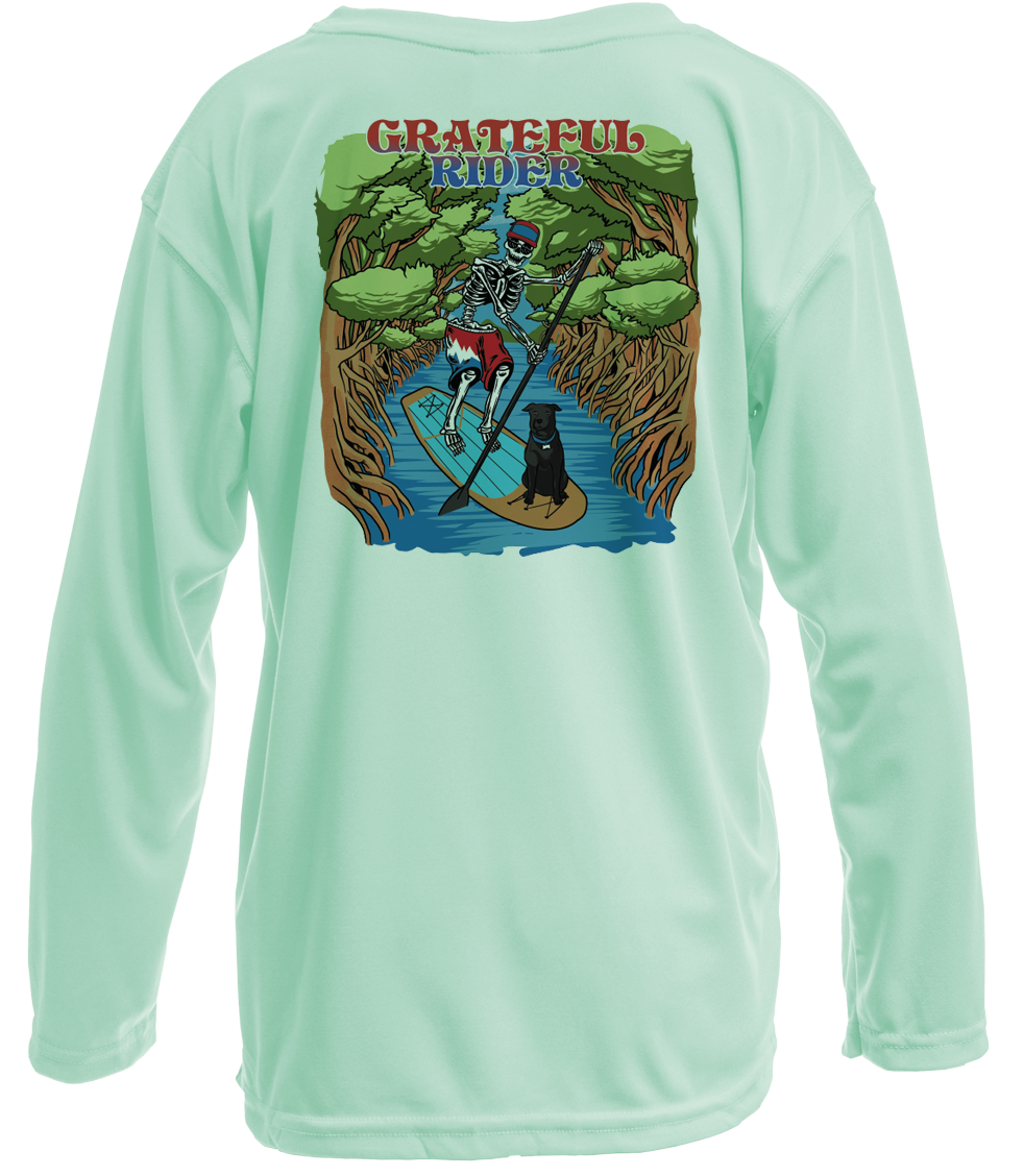 Grateful Rider Paddleboarder UV Shirt - Youth