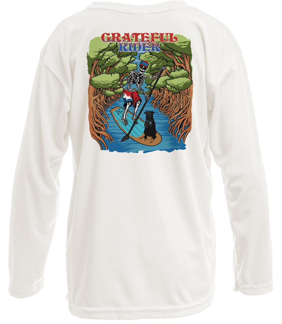 Grateful Rider Paddleboarder UV Shirt - Youth