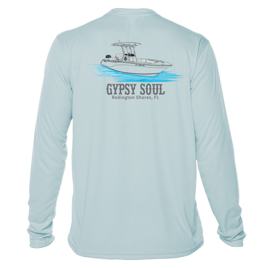Gypsy Soul Boat on a Shirt Graphic on a Performance Shirt