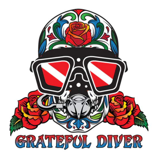 Grateful Diver Skull Diver