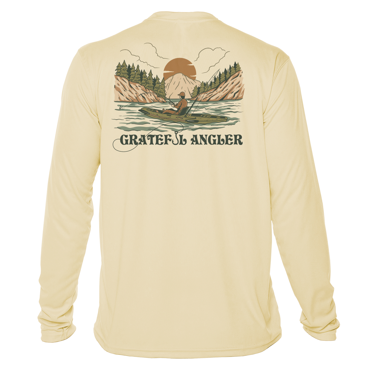 Grateful Angler Kayak Fishing UV Shirt