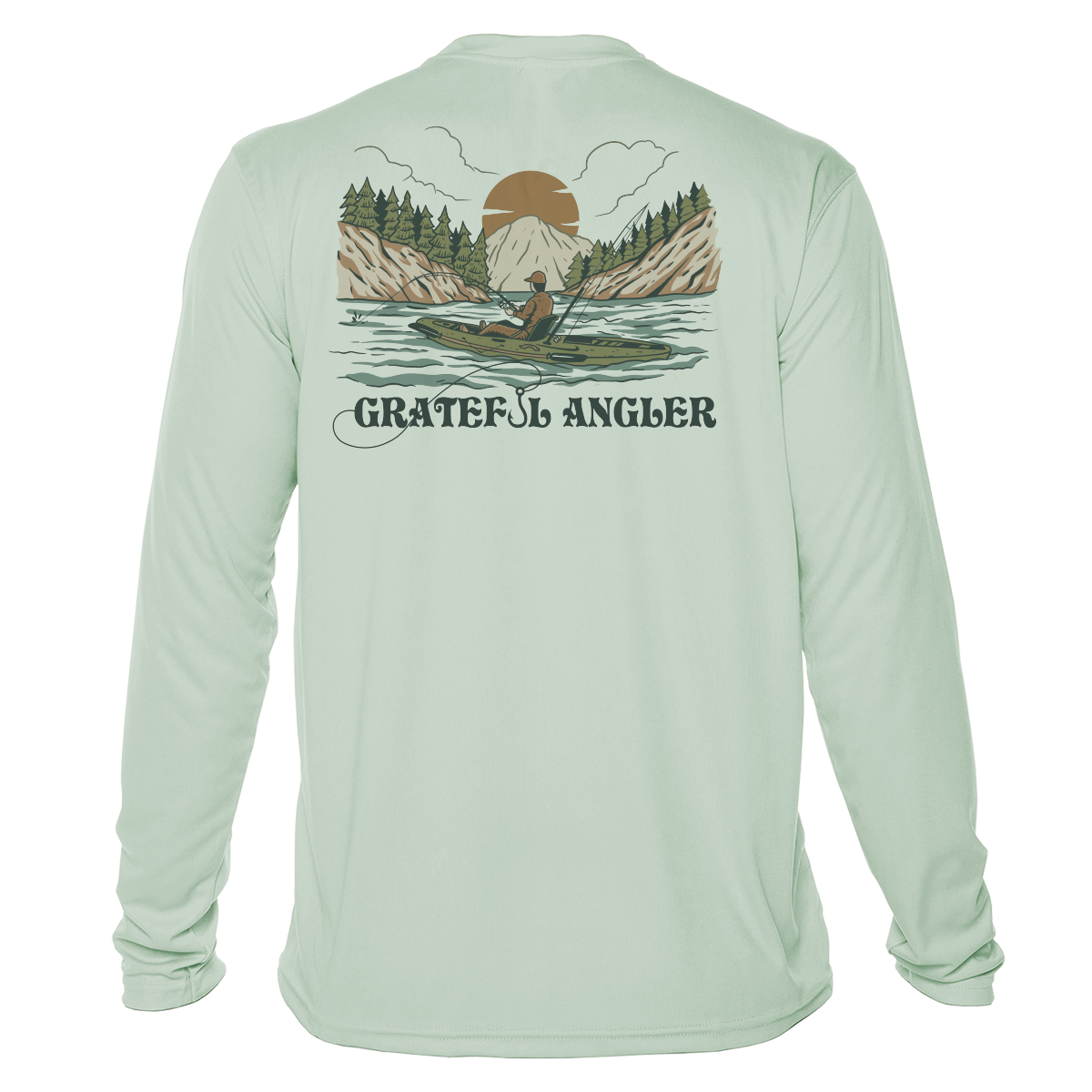 Grateful Angler Kayak Fishing UV Shirt