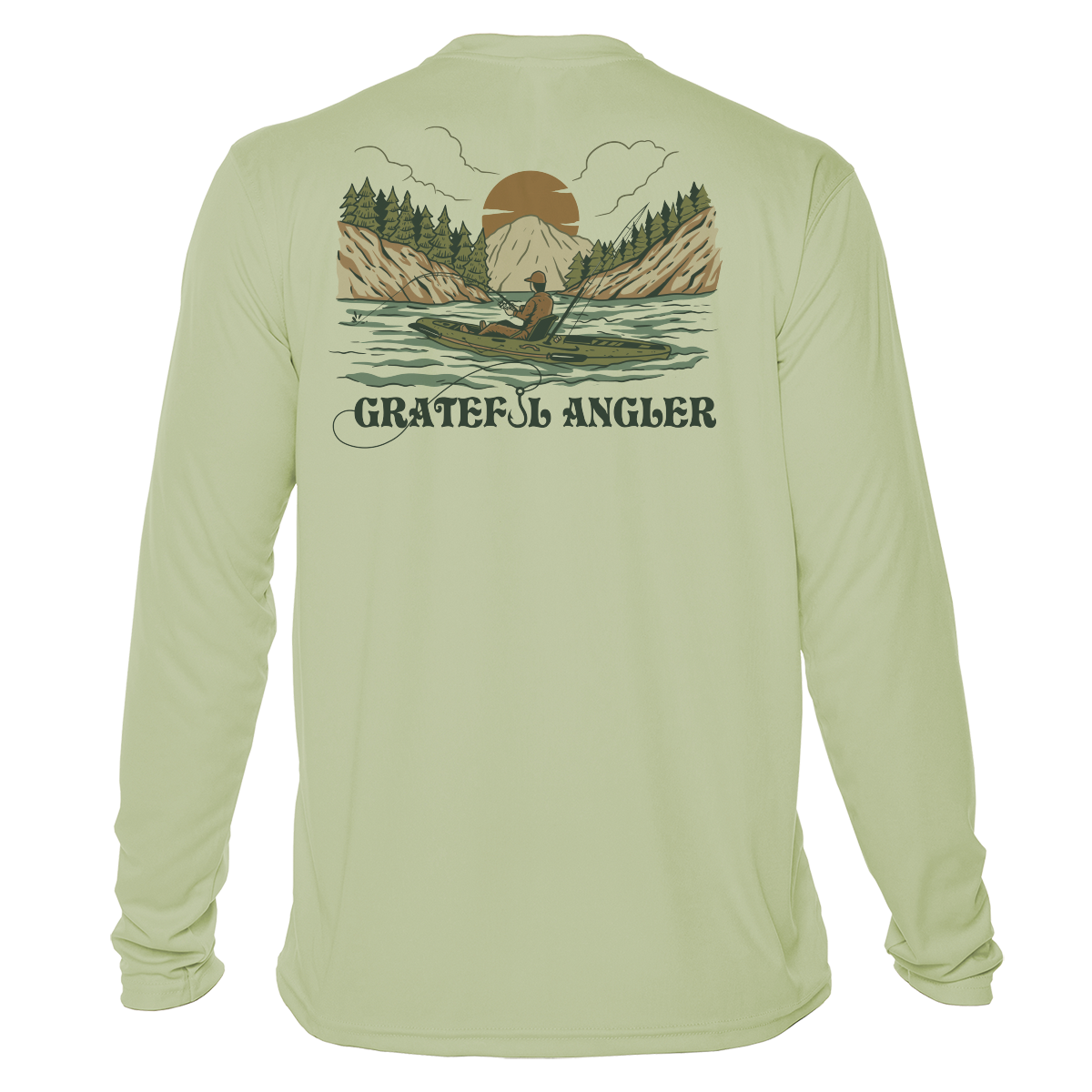 Grateful Angler Kayak Fishing UV Shirt