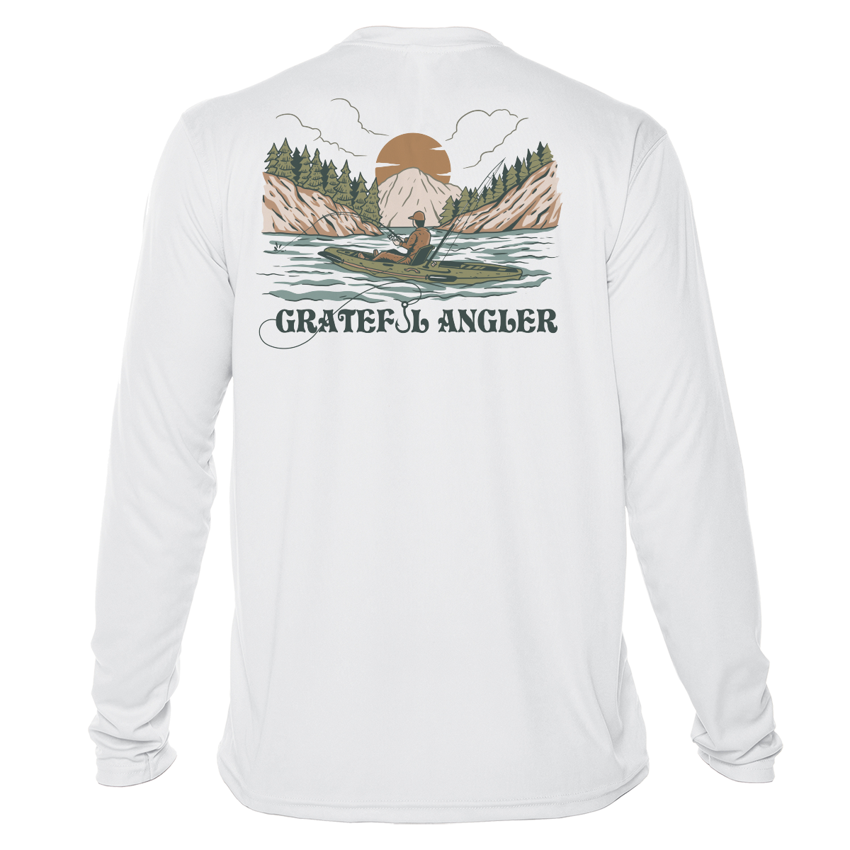 Grateful Angler Kayak Fishing UV Shirt