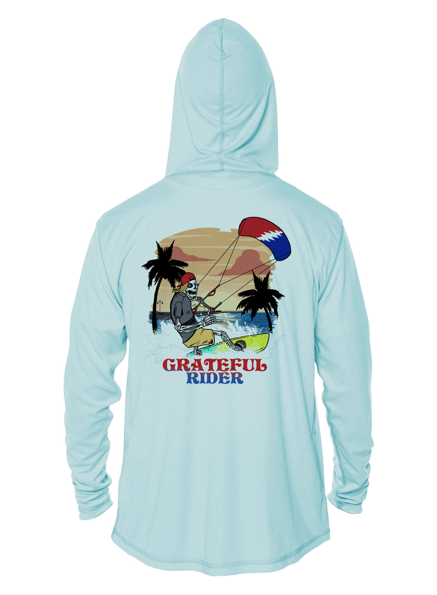 Sunset Kite UPF 50+ Performance Hoodie | Grateful Rider