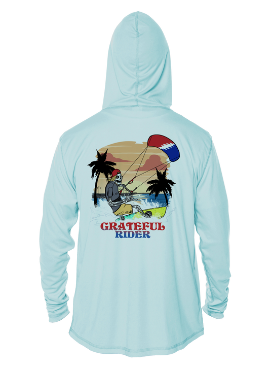 Sunset Kite UPF 50+ Performance Hoodie | Grateful Rider