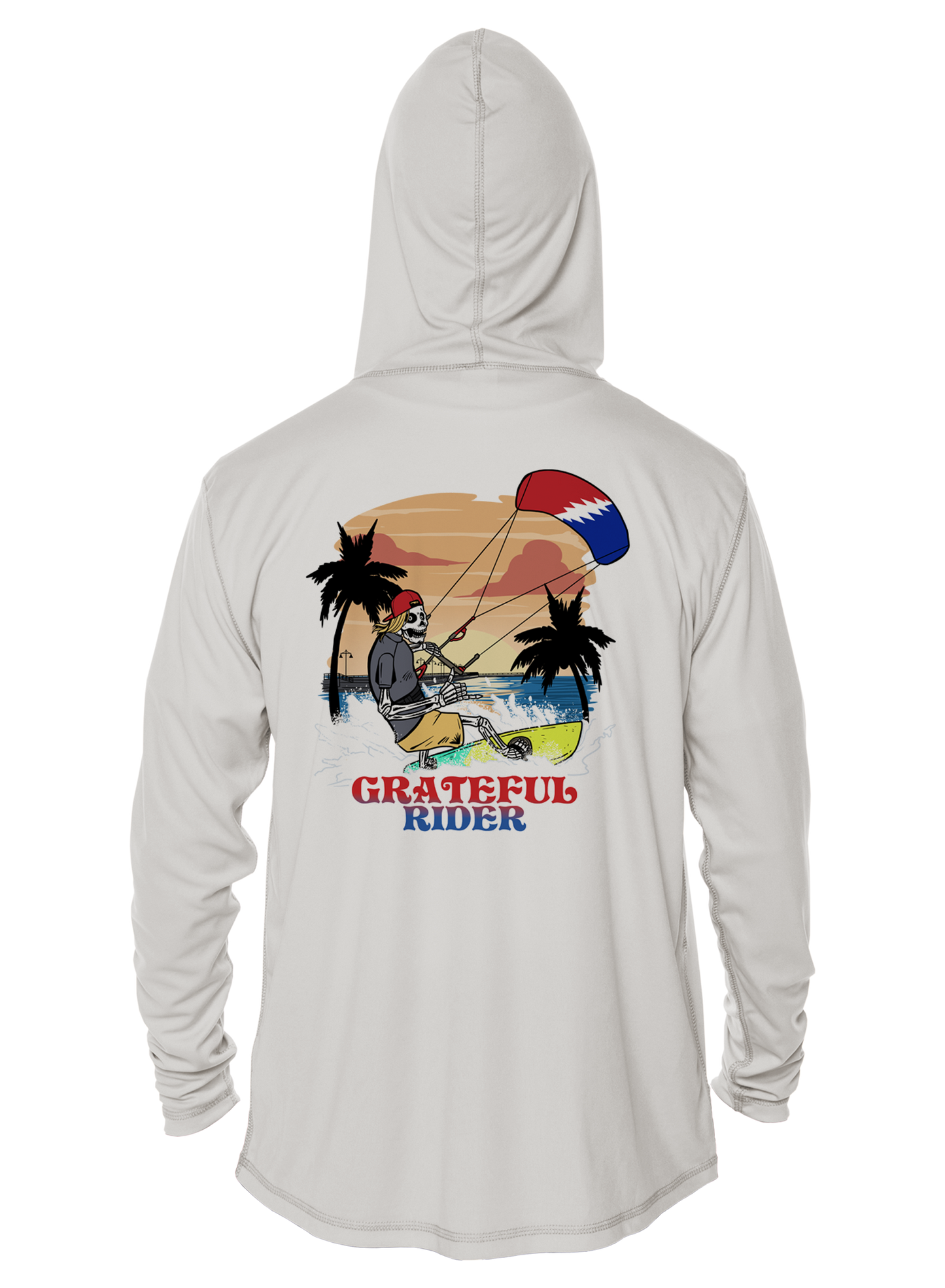 Sunset Kite UPF 50+ Performance Hoodie | Grateful Rider