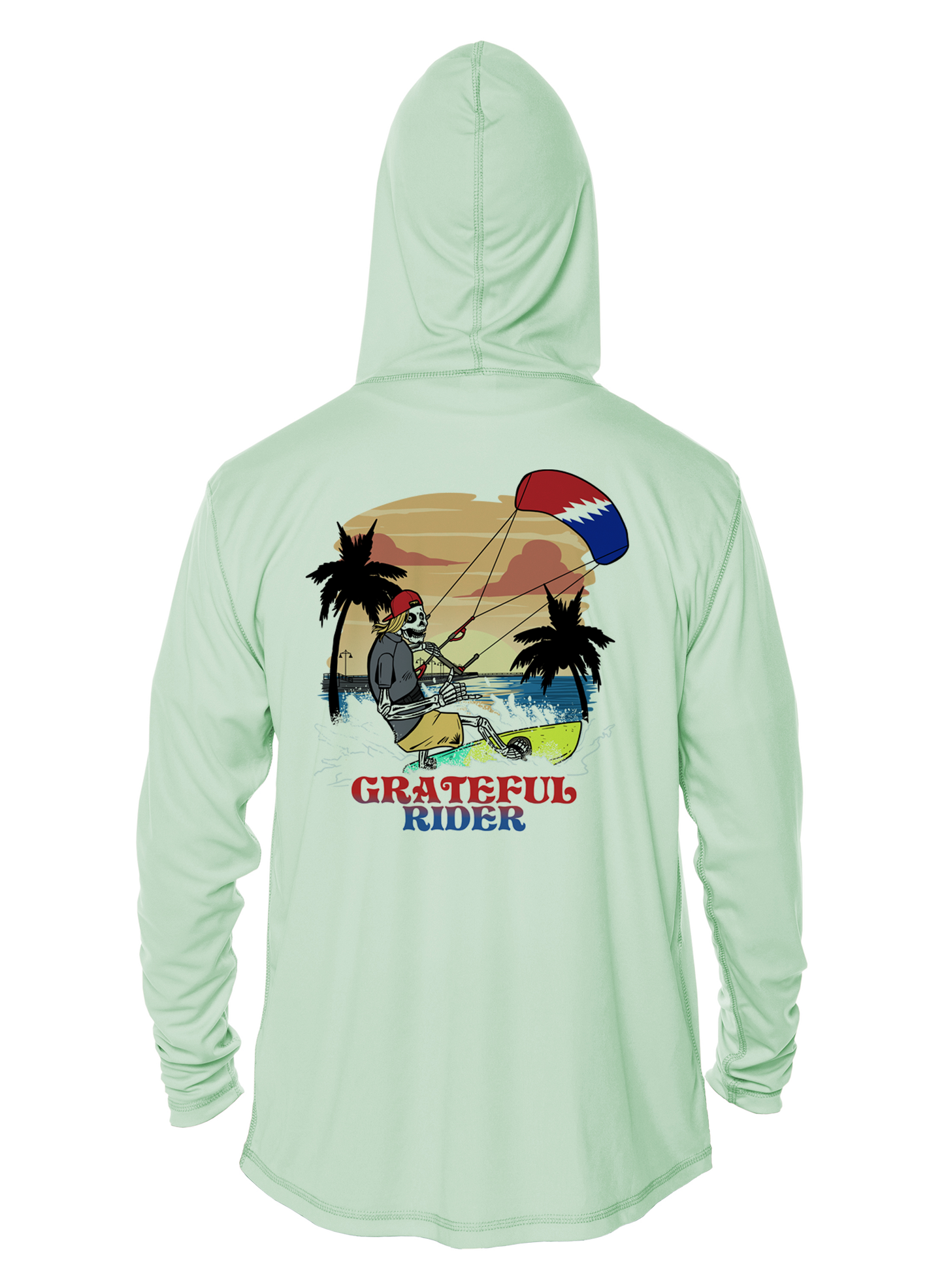 Sunset Kite UPF 50+ Performance Hoodie | Grateful Rider