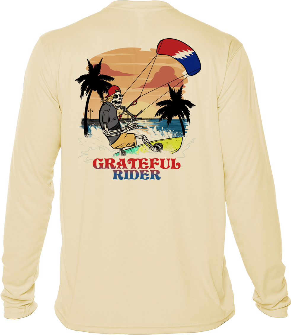 Sunset Kite UPF 50+ Long Sleeve Shirt | Grateful Rider