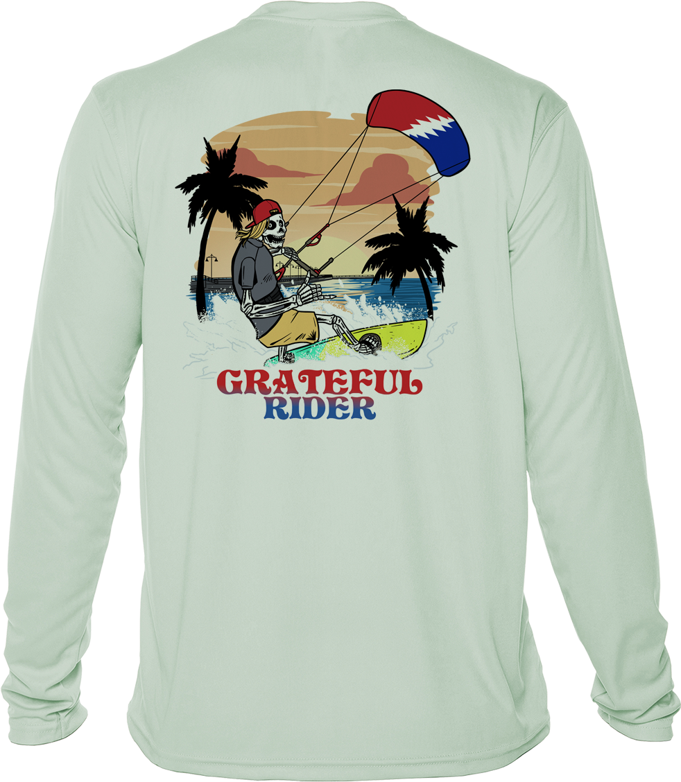 Sunset Kite UPF 50+ Long Sleeve Shirt | Grateful Rider