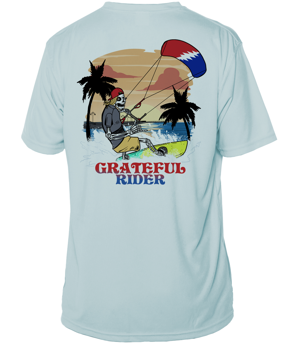 Sunset Kite UPF 50+ Short Sleeve Shirt | Grateful Rider