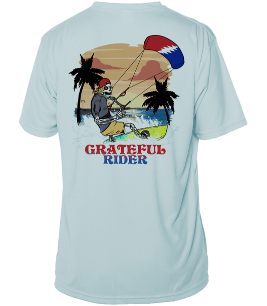 Sunset Kite UPF 50+ Short Sleeve Shirt | Grateful Rider