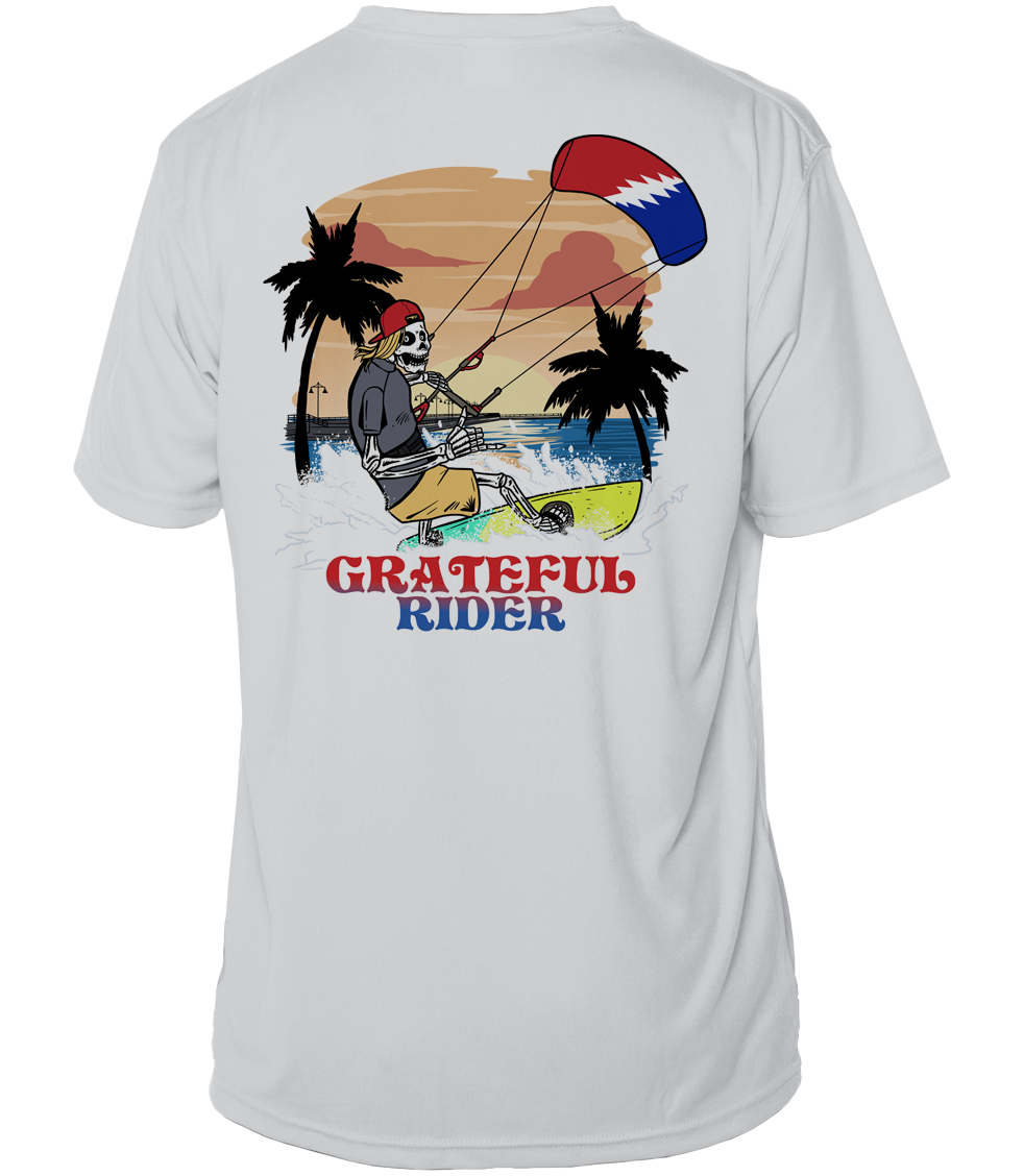 Sunset Kite UPF 50+ Short Sleeve Shirt | Grateful Rider