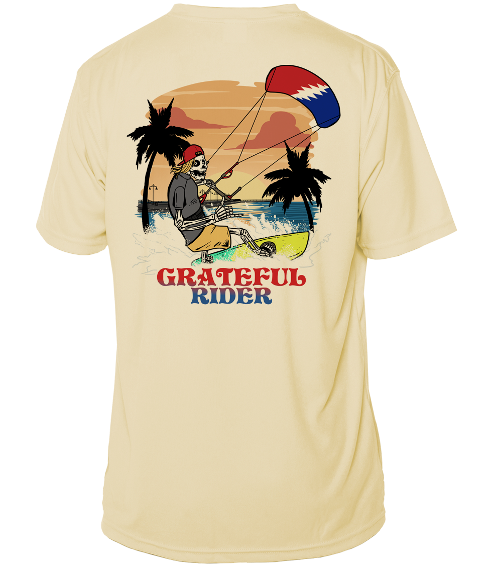 Sunset Kite UPF 50+ Short Sleeve Shirt | Grateful Rider