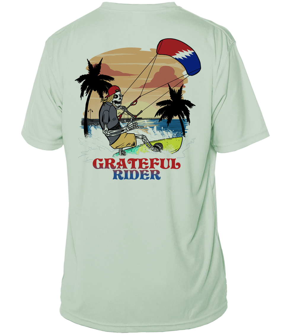 Sunset Kite UPF 50+ Short Sleeve Shirt | Grateful Rider