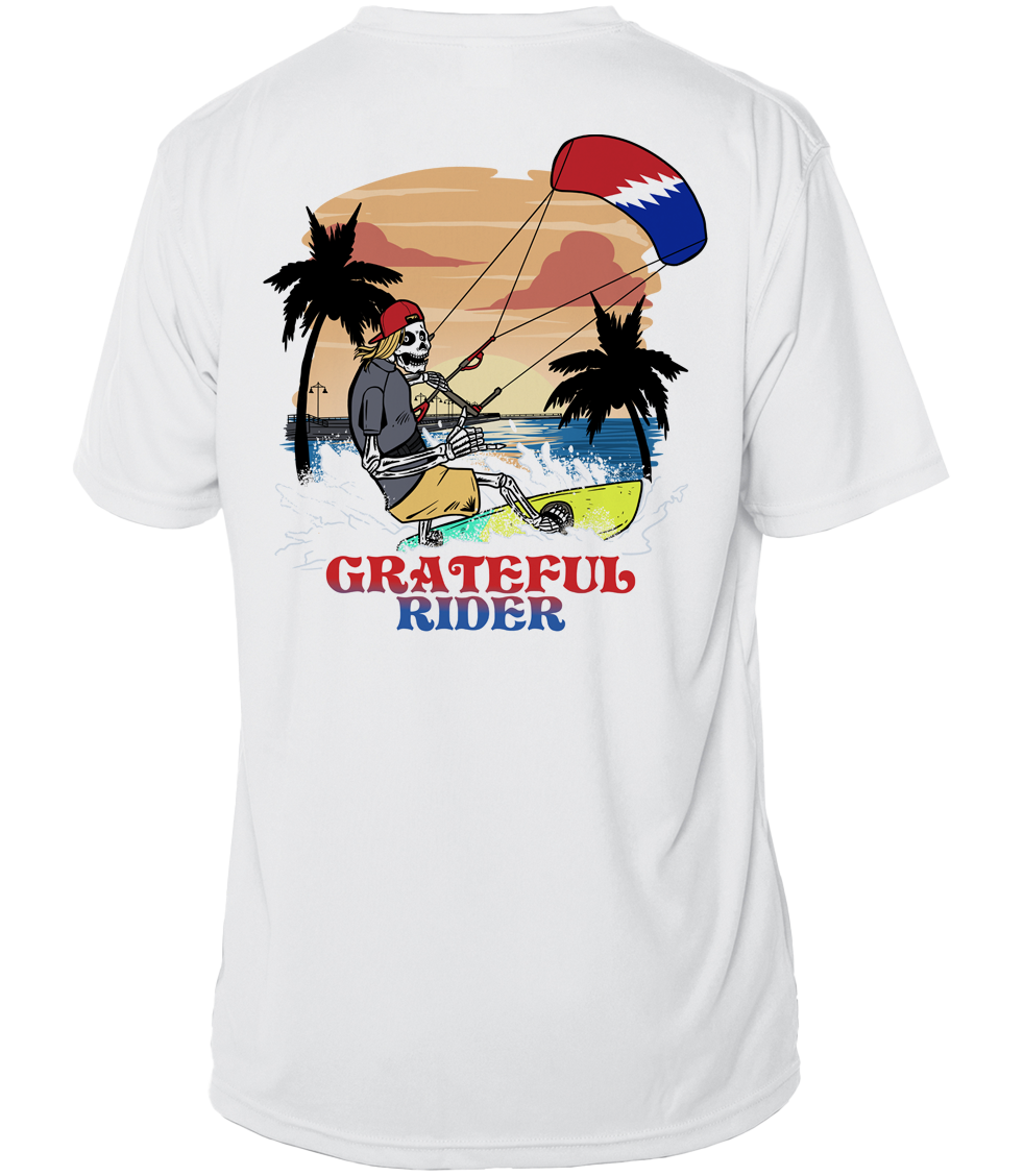 Sunset Kite UPF 50+ Short Sleeve Shirt | Grateful Rider