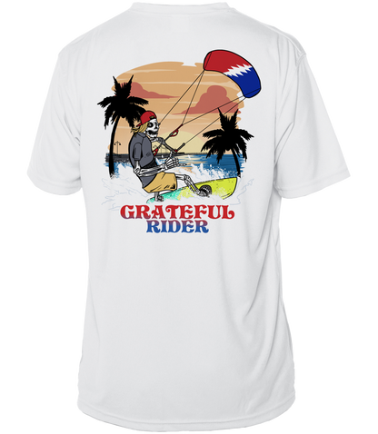 Sunset Kite UPF 50+ Short Sleeve Shirt | Grateful Rider