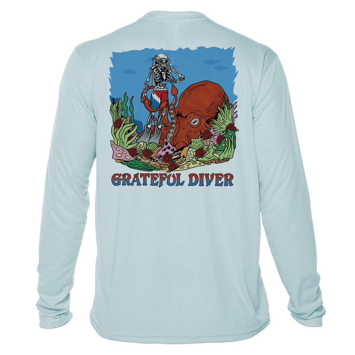 Grateful Diver Release the Kraken UV Shirt