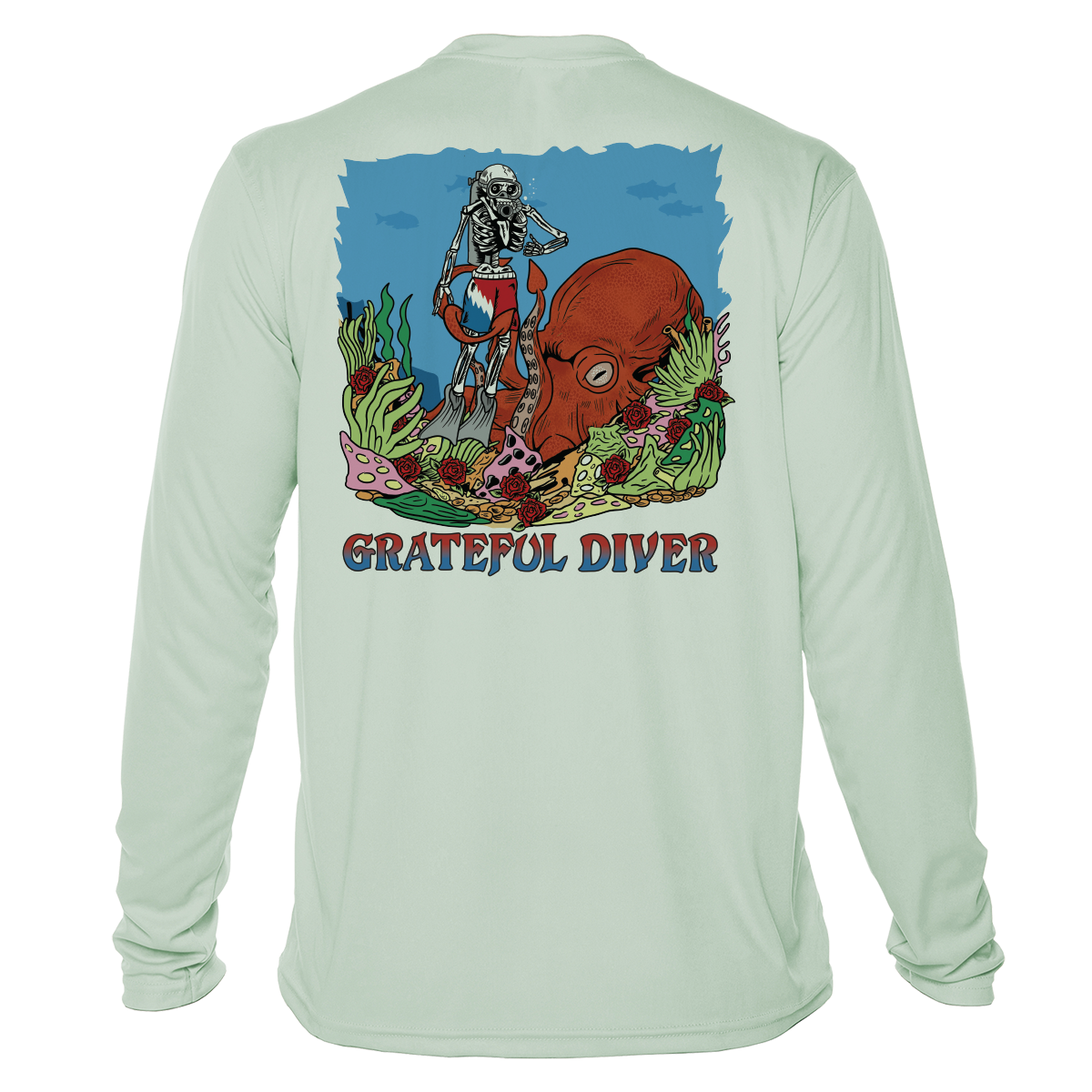 Grateful Diver Release the Kraken UV Shirt