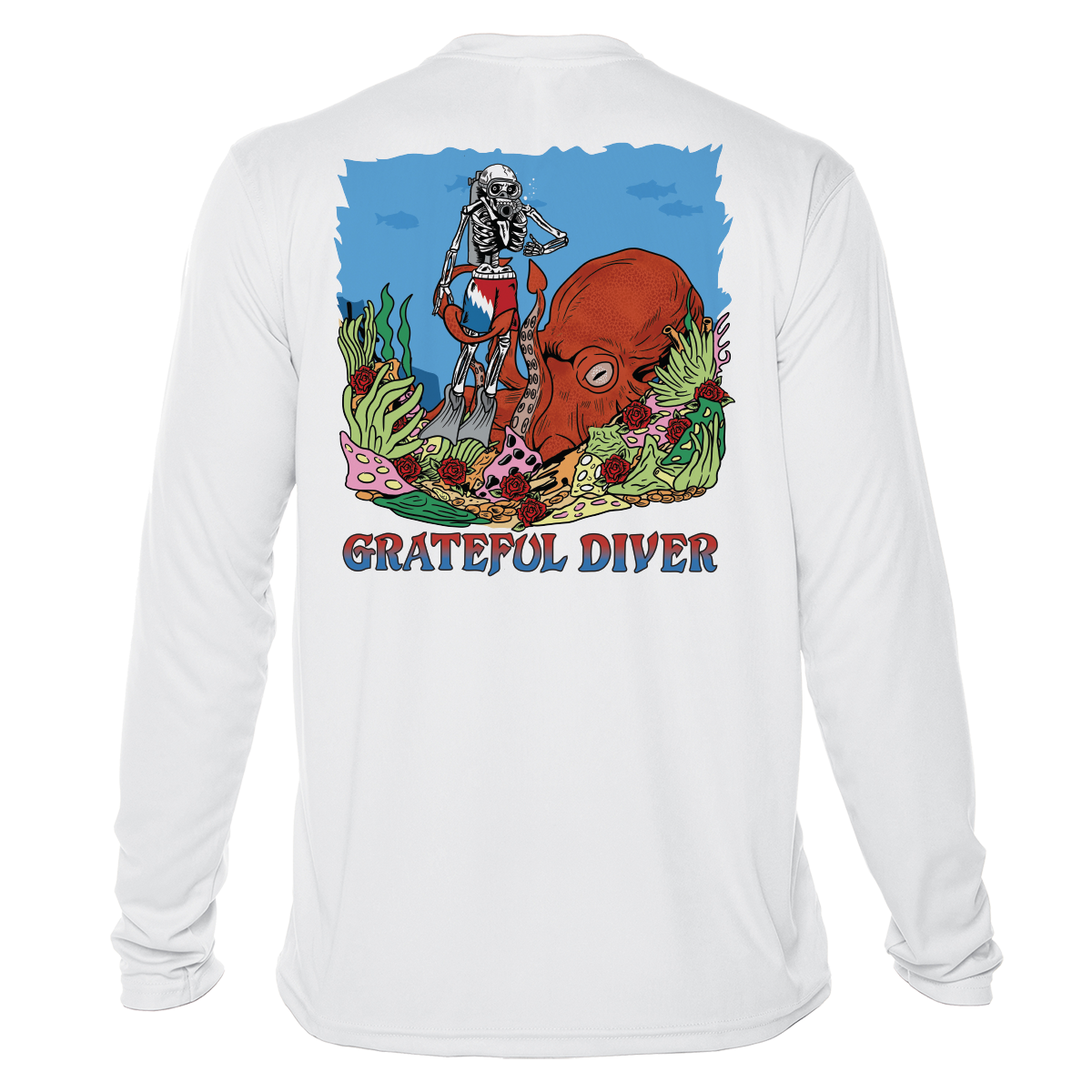 Grateful Diver Release the Kraken UV Shirt