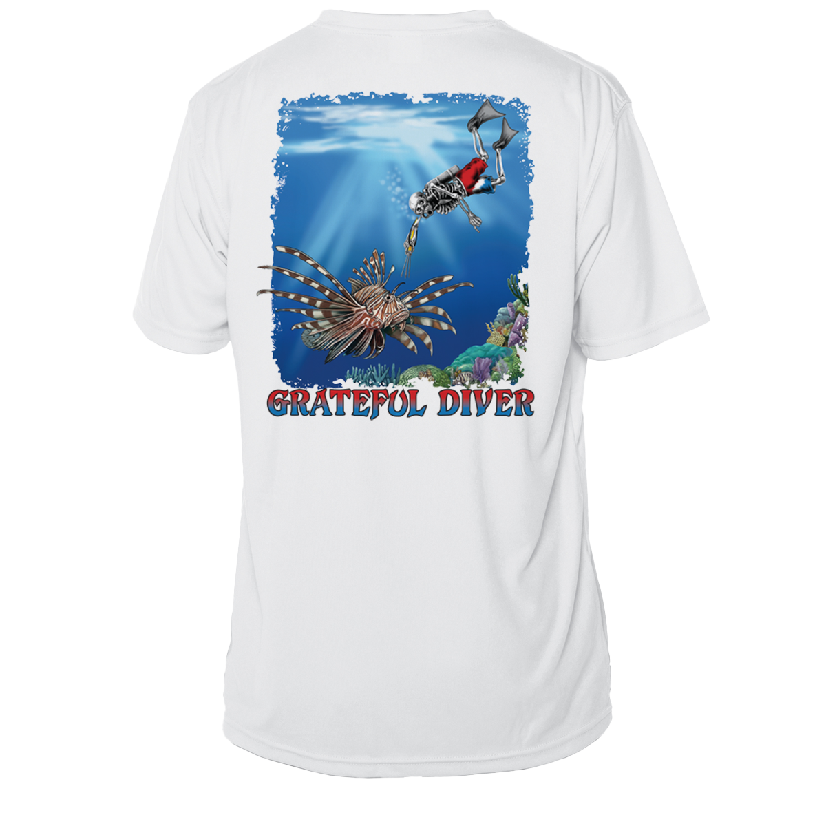 Grateful Diver Short Sleeve UV Shirts Sun Protection