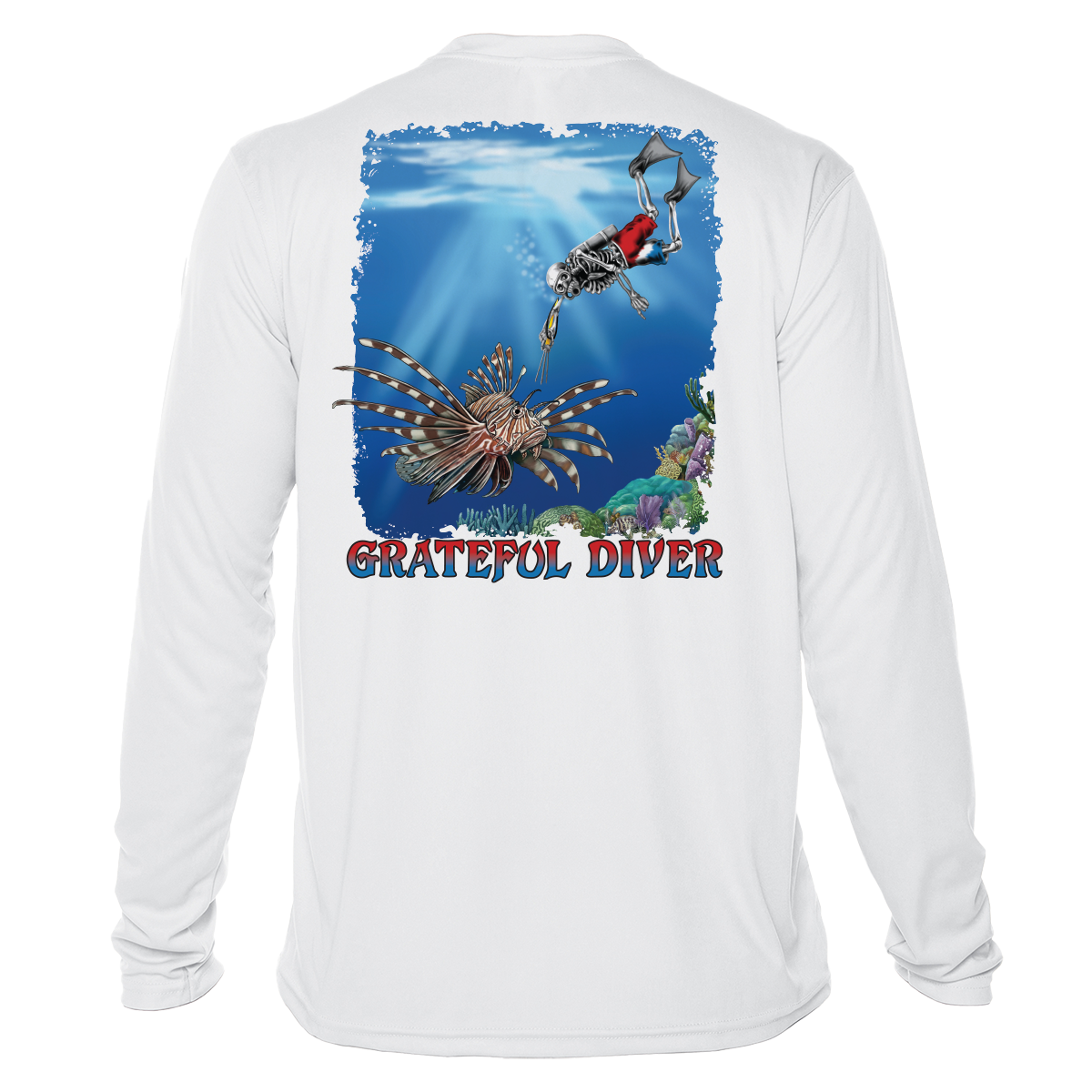 Grateful Diver Lionfish Hunter UV Shirt