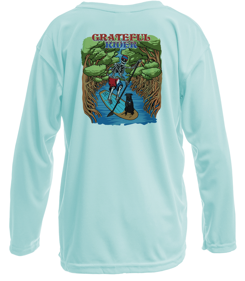 Mangrove Paddle UPF 50+ Youth Long Sleeve Shirt | Grateful Rider