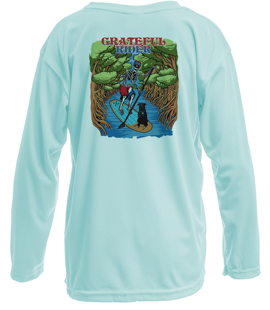 Mangrove Paddle UPF 50+ Youth Long Sleeve Shirt | Grateful Rider