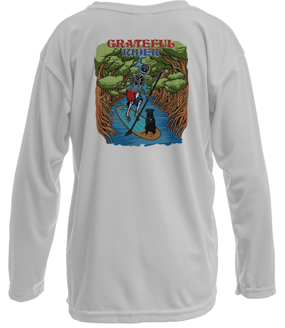 Mangrove Paddle UPF 50+ Youth Long Sleeve Shirt | Grateful Rider