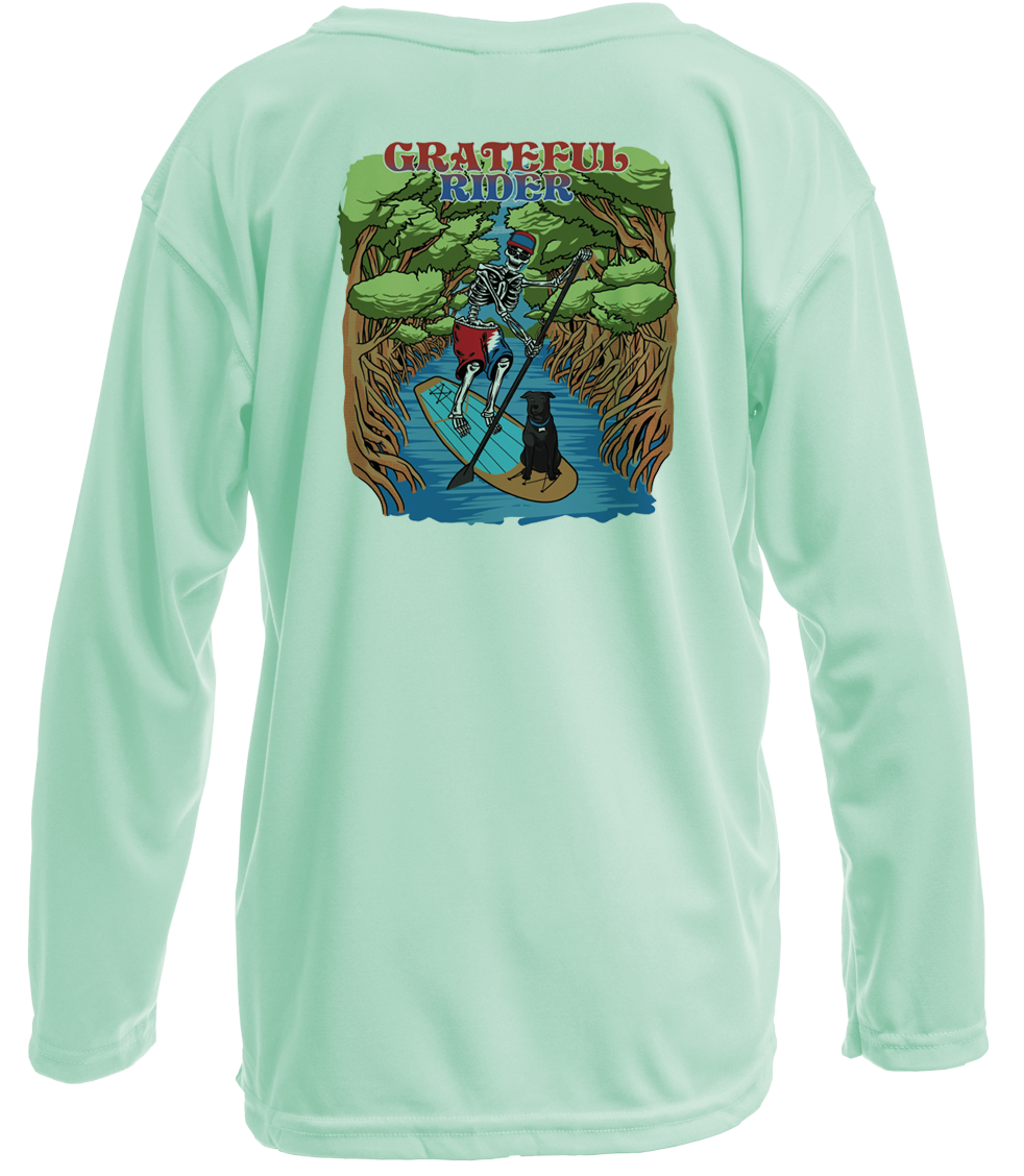 Mangrove Paddle UPF 50+ Youth Long Sleeve Shirt | Grateful Rider