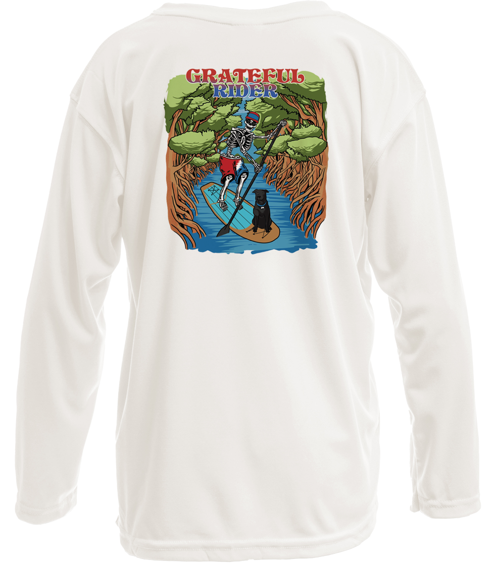 Mangrove Paddle UPF 50+ Youth Long Sleeve Shirt | Grateful Rider