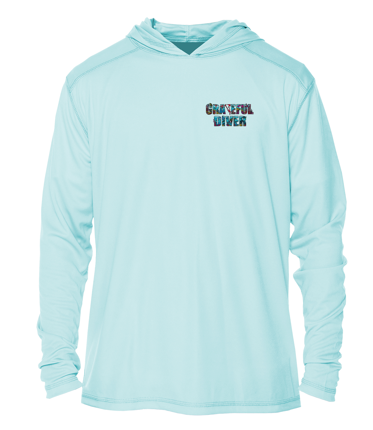 Grateful Diver Psychedelic Turtle UV Hoodie