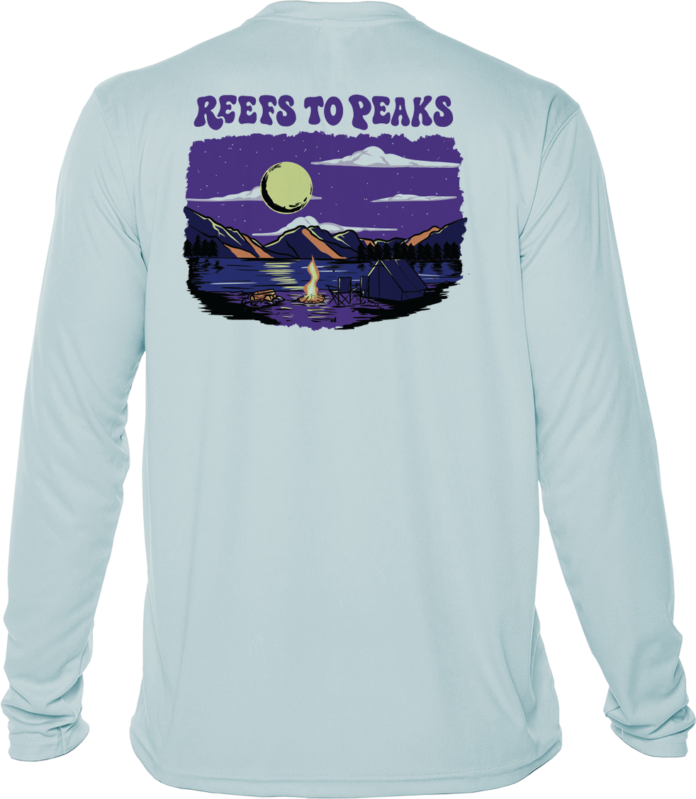 Moonlit Camp UPF 50+ Long Sleeve Shirt | Reefs to Peaks