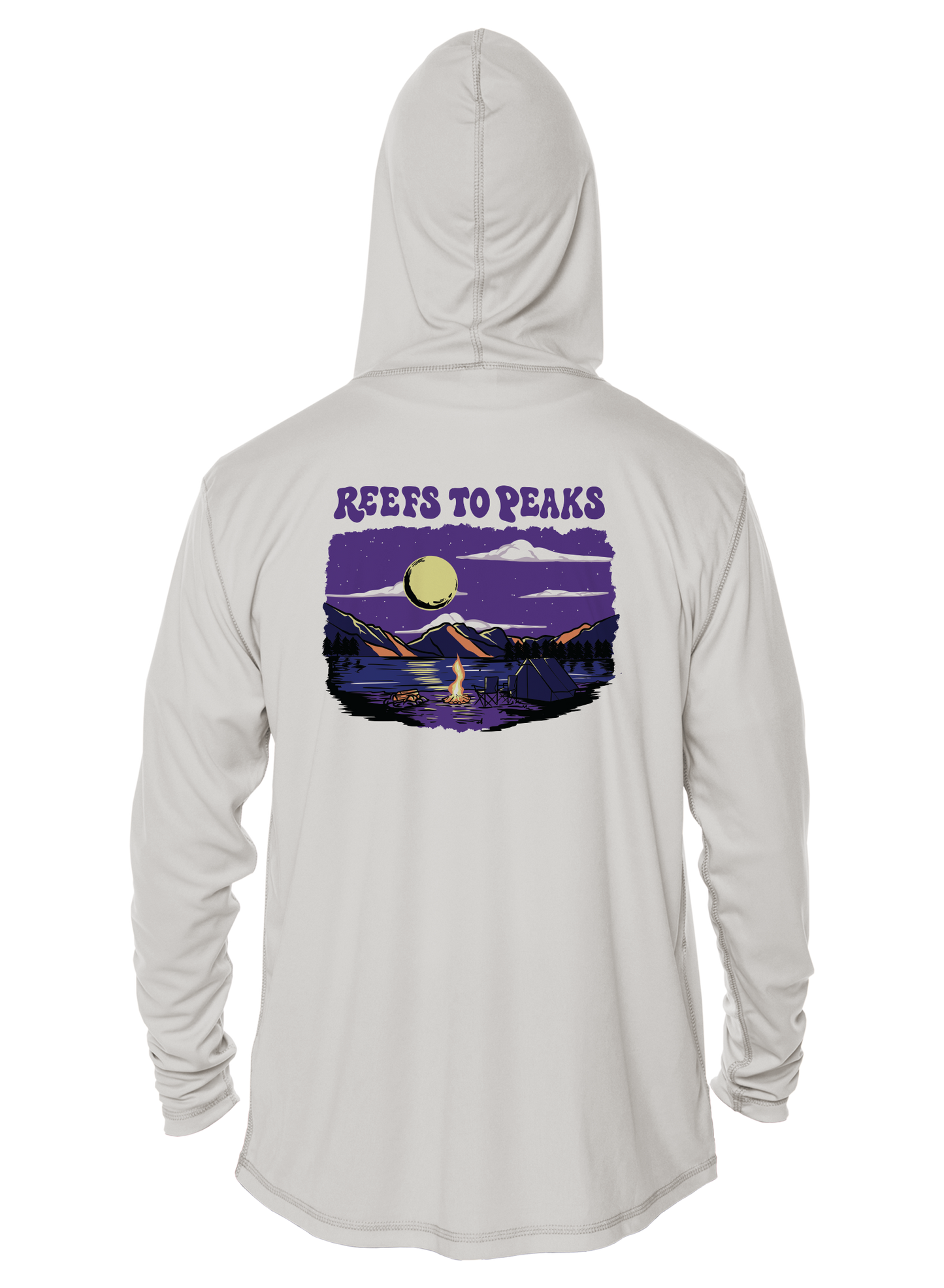 Moonlit Camp UPF 50+ Performance Hoodie | Reefs to Peaks