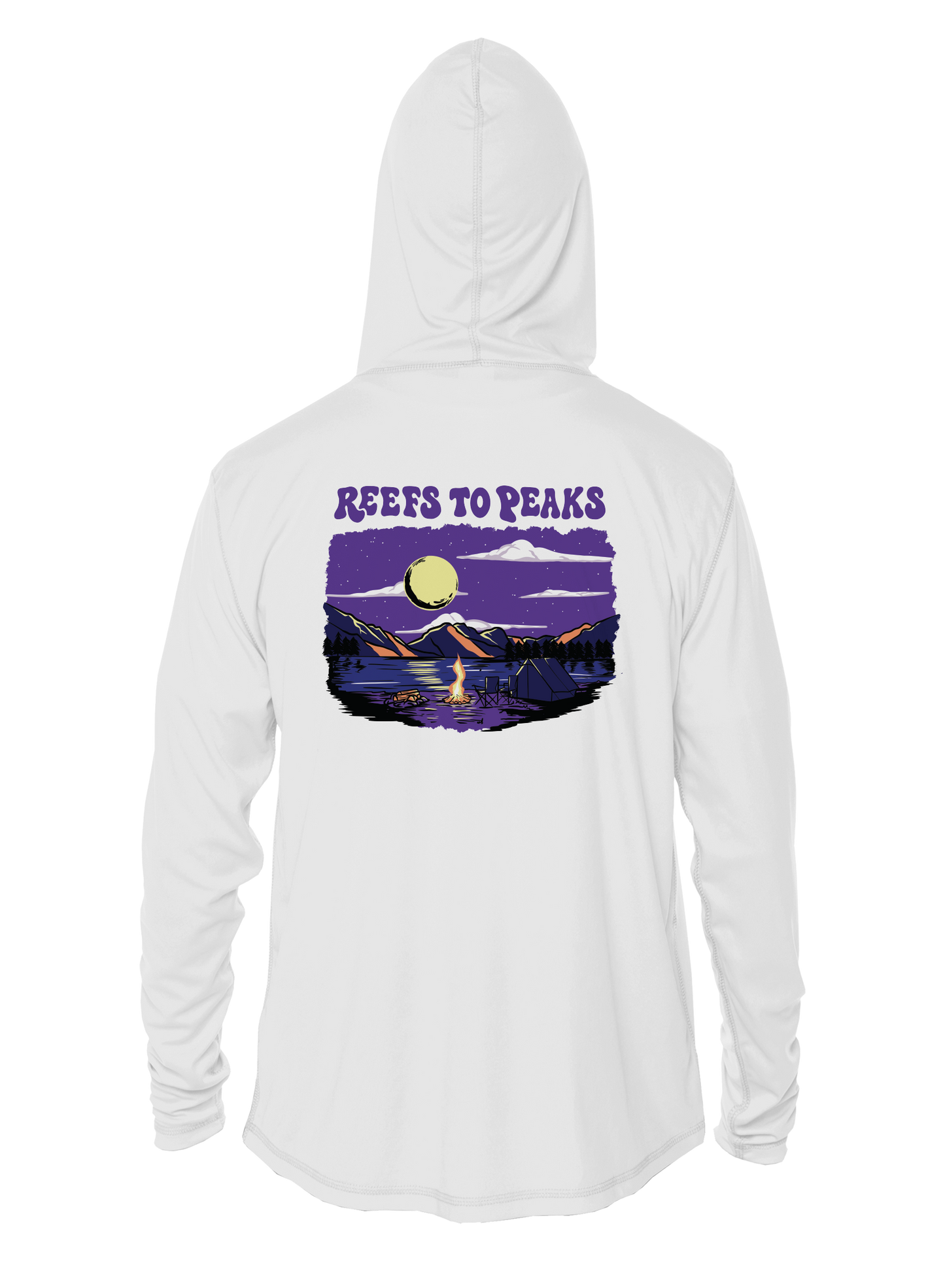 Moonlit Camp UPF 50+ Performance Hoodie | Reefs to Peaks