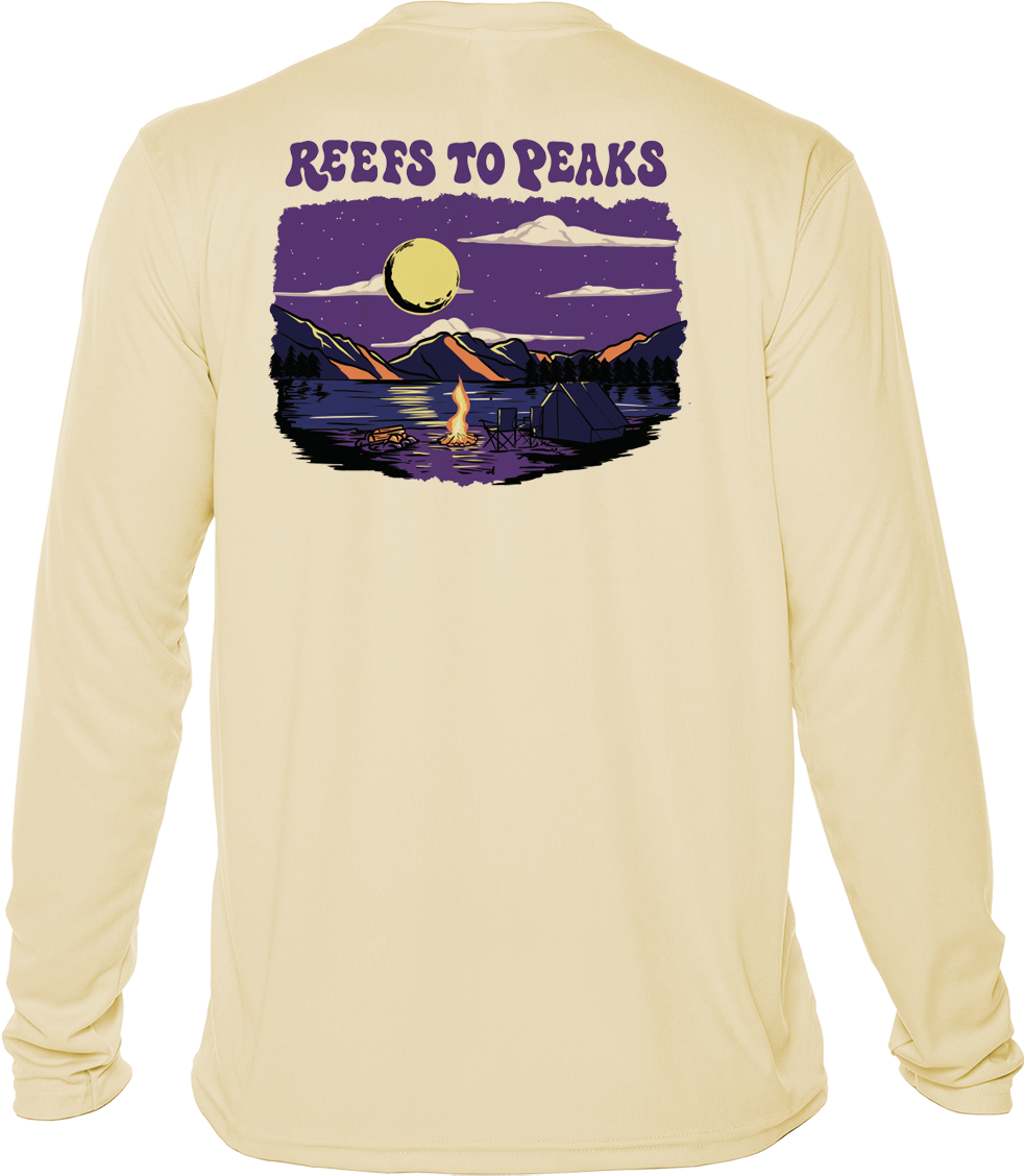 Moonlit Camp UPF 50+ Long Sleeve Shirt | Reefs to Peaks