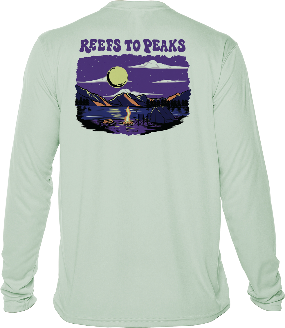 Moonlit Camp UPF 50+ Long Sleeve Shirt | Reefs to Peaks
