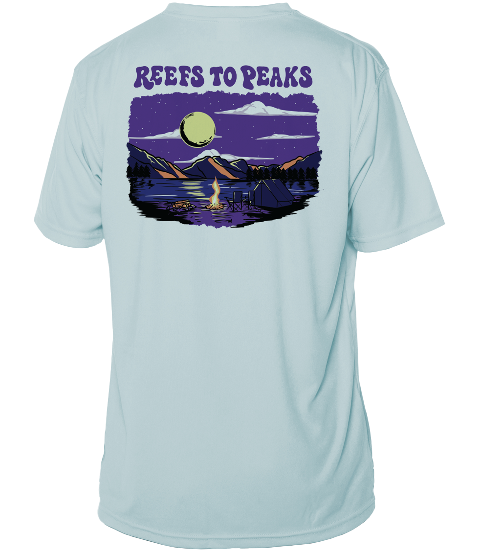 Moonlit Camp UPF 50+ Short Sleeve Shirt | Reefs to Peaks