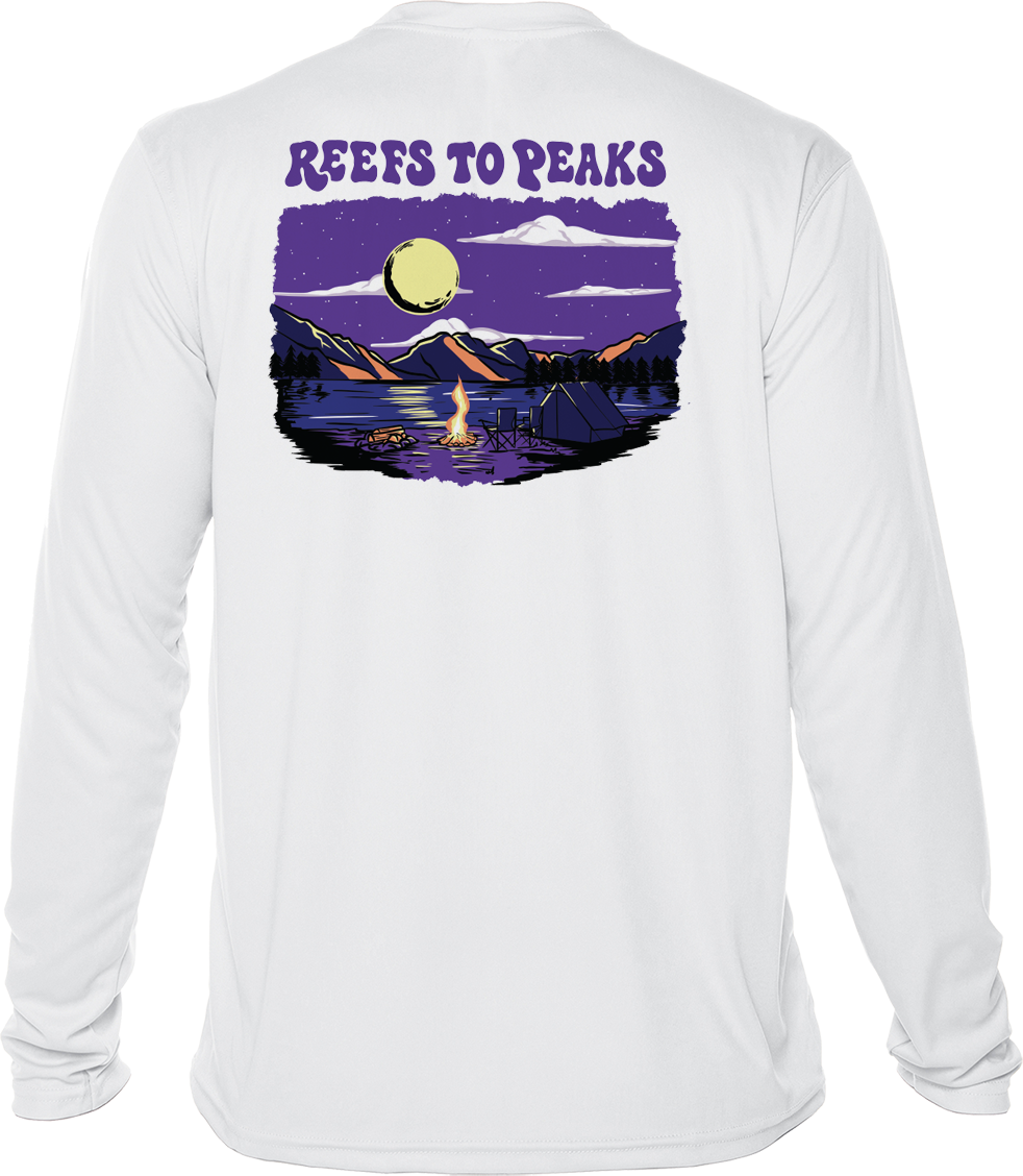 Moonlit Camp UPF 50+ Long Sleeve Shirt | Reefs to Peaks