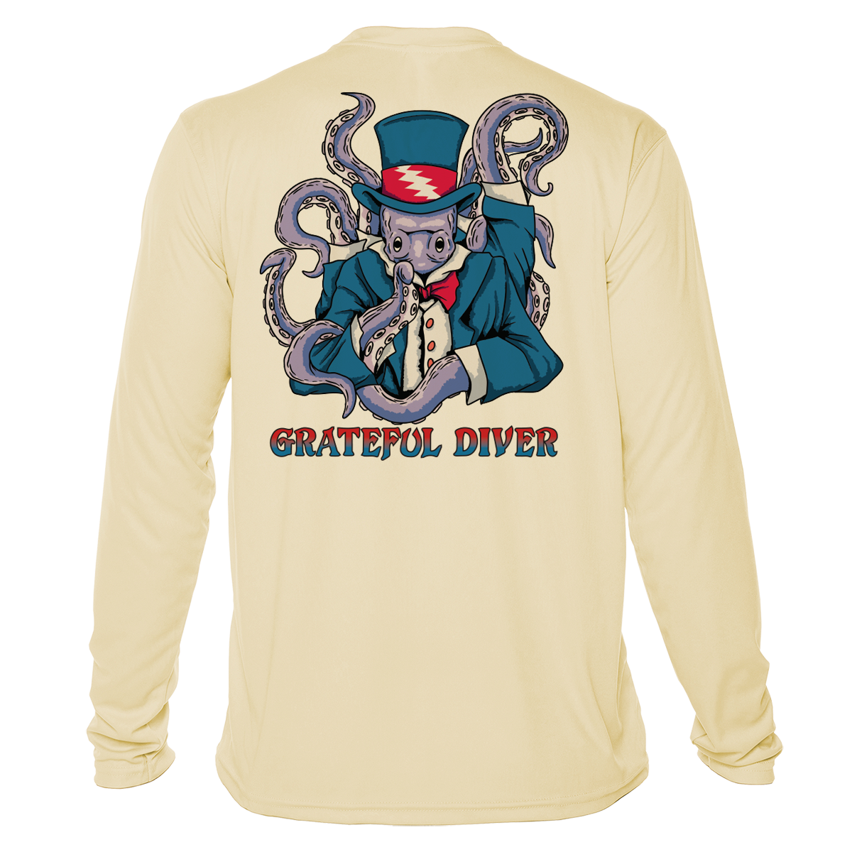 Grateful Diver Octopus Sam UV Shirt